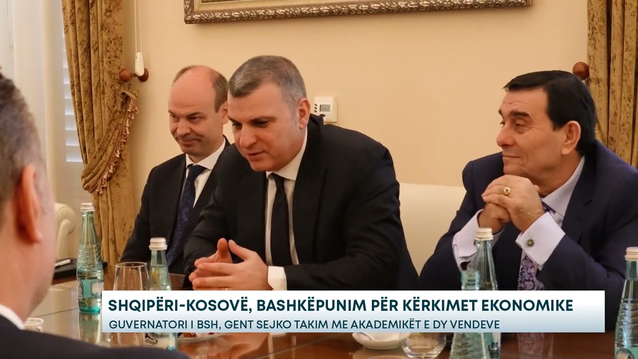 Shqipëri - Kosovë, bashkëpunim për kërkimet ekonomike, Sejko takon akademikët
