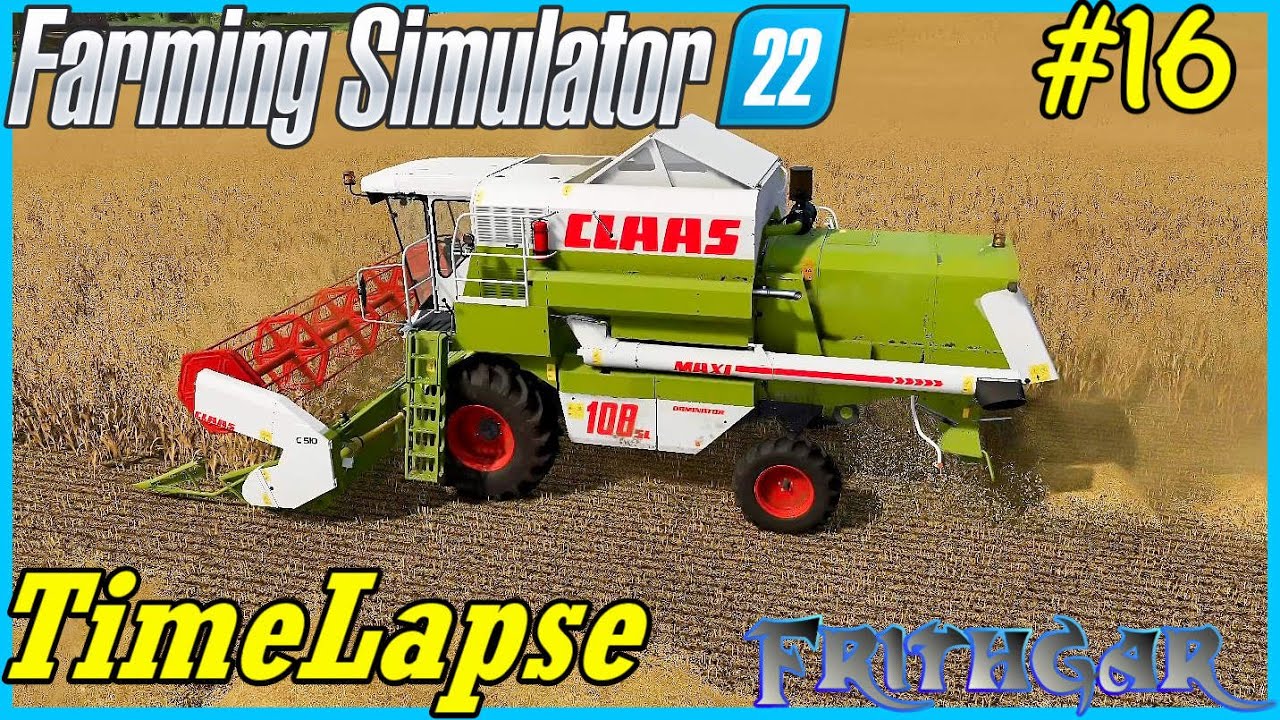 FS22 Timelapse, Haut Beyleron #16: Oat Harvest!