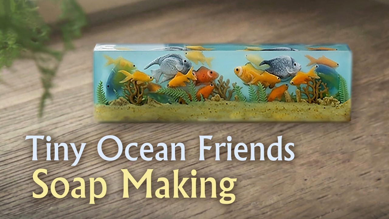 🐟너무 더울땐 직접 만든 멘톨비누로 시원하게 샤워해 보세요.🐠Aquarium Soap