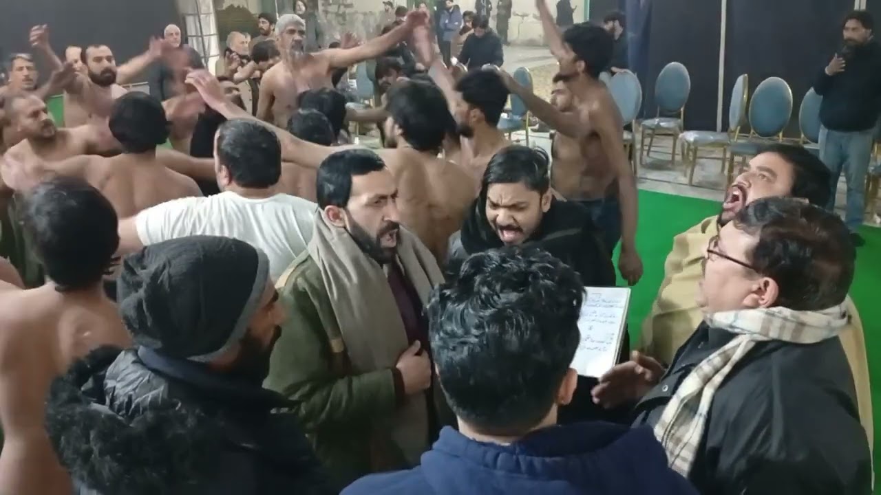 ماتم داری 20رجب ماتمی سنگت جانثار علی اکبر علیہ السلام سالار افصل بٹ سرپر نور محمد بٹ 