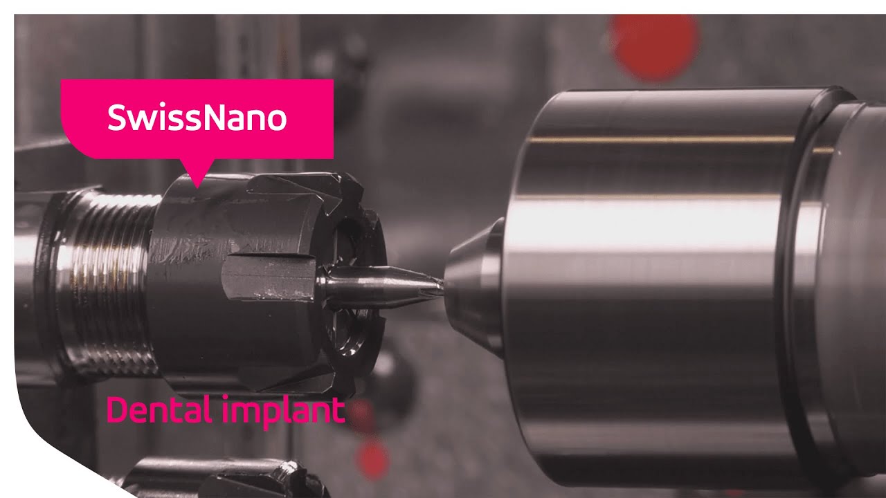 Tornos SwissNano 7 - Dental implant