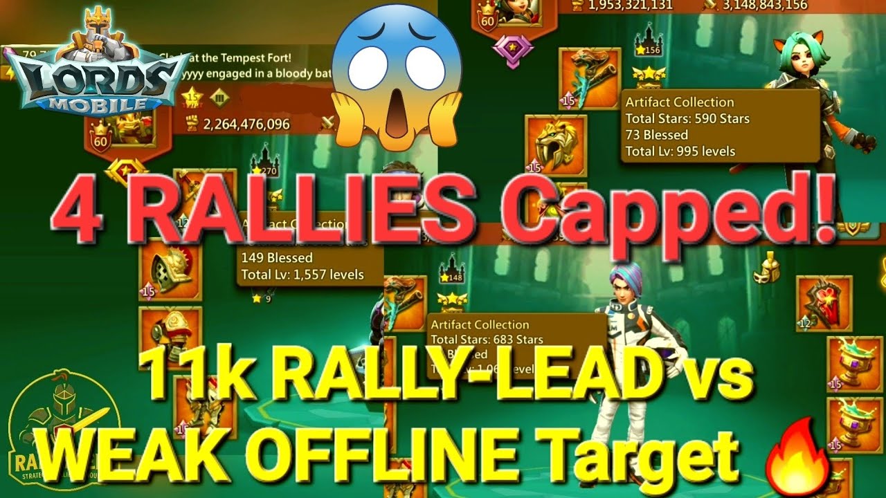 4 Rallies, 11k Leader Captured & 24h Prison! 😈 | Epic Trap Moment | Lords mobile