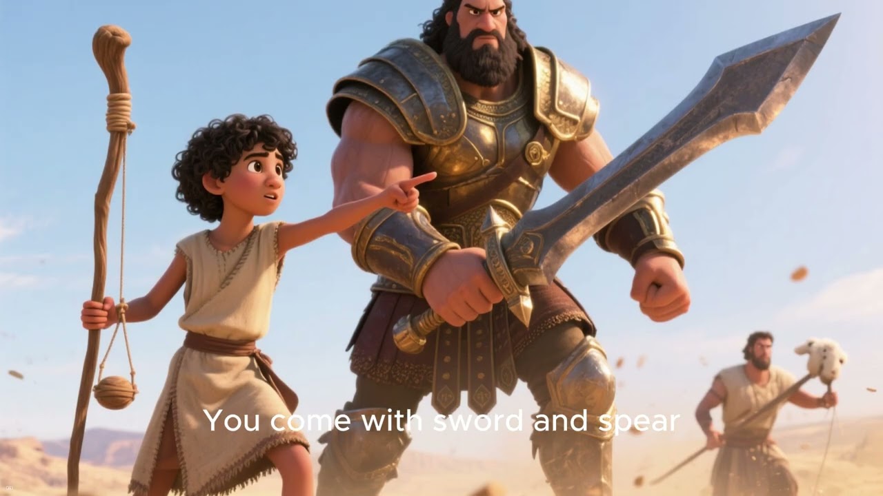 David & Goliath (1 Samuel 17) — a retelling about courage that looks ordinary… UNTIL