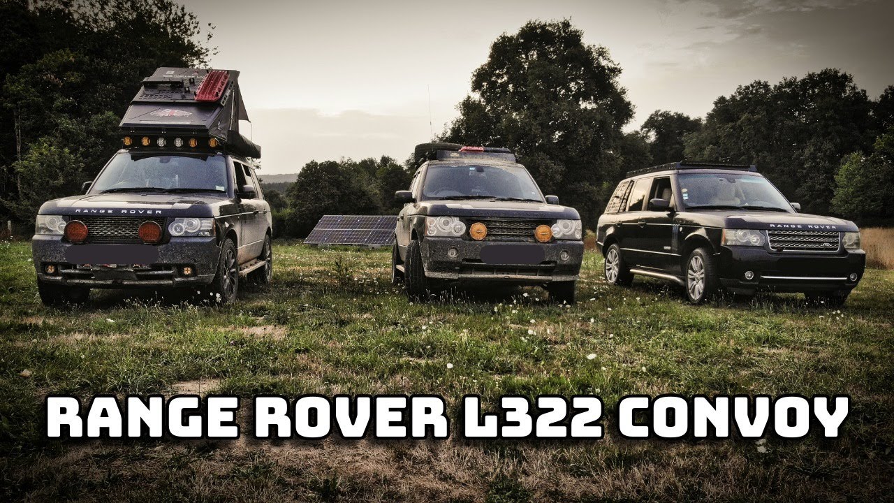 Escorting Range Rovers through the French Countryside