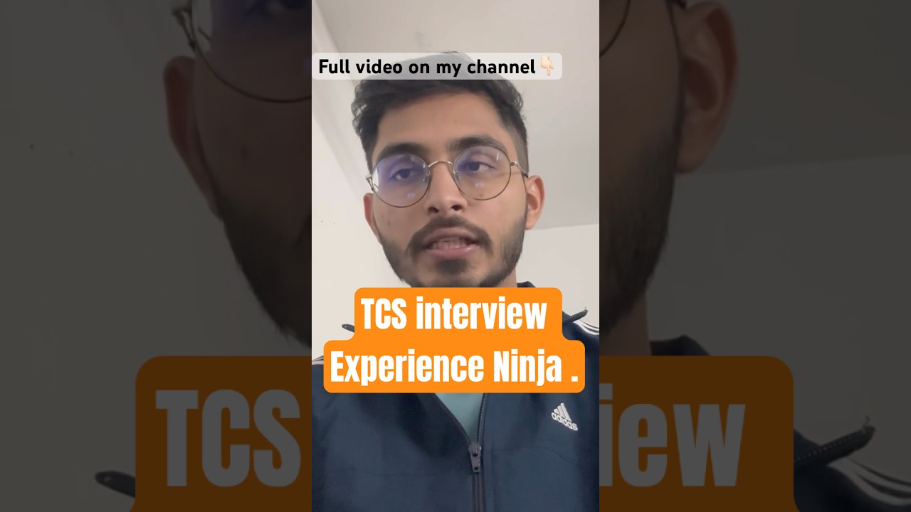 TCS interview Experience | ninja | Nov 2024
