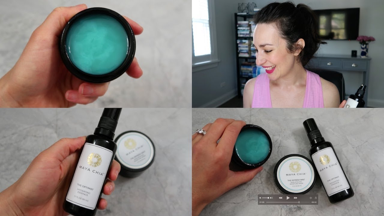 August Beauty Heroes Review // MAYA CHIA The Refresh Mint & The Optimist