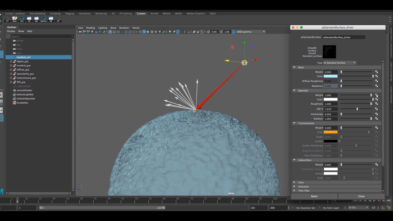 Visually See How PBR Shaders Work - Arnold's aiStandardSurface (and more)