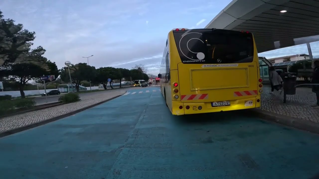 CONDUZINDO AUTOCARRO EM CASCAIS (POV BUS DRIVER)