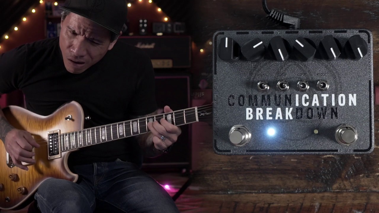 SolidGoldFX Communication Breakdown dual fuzz pedal