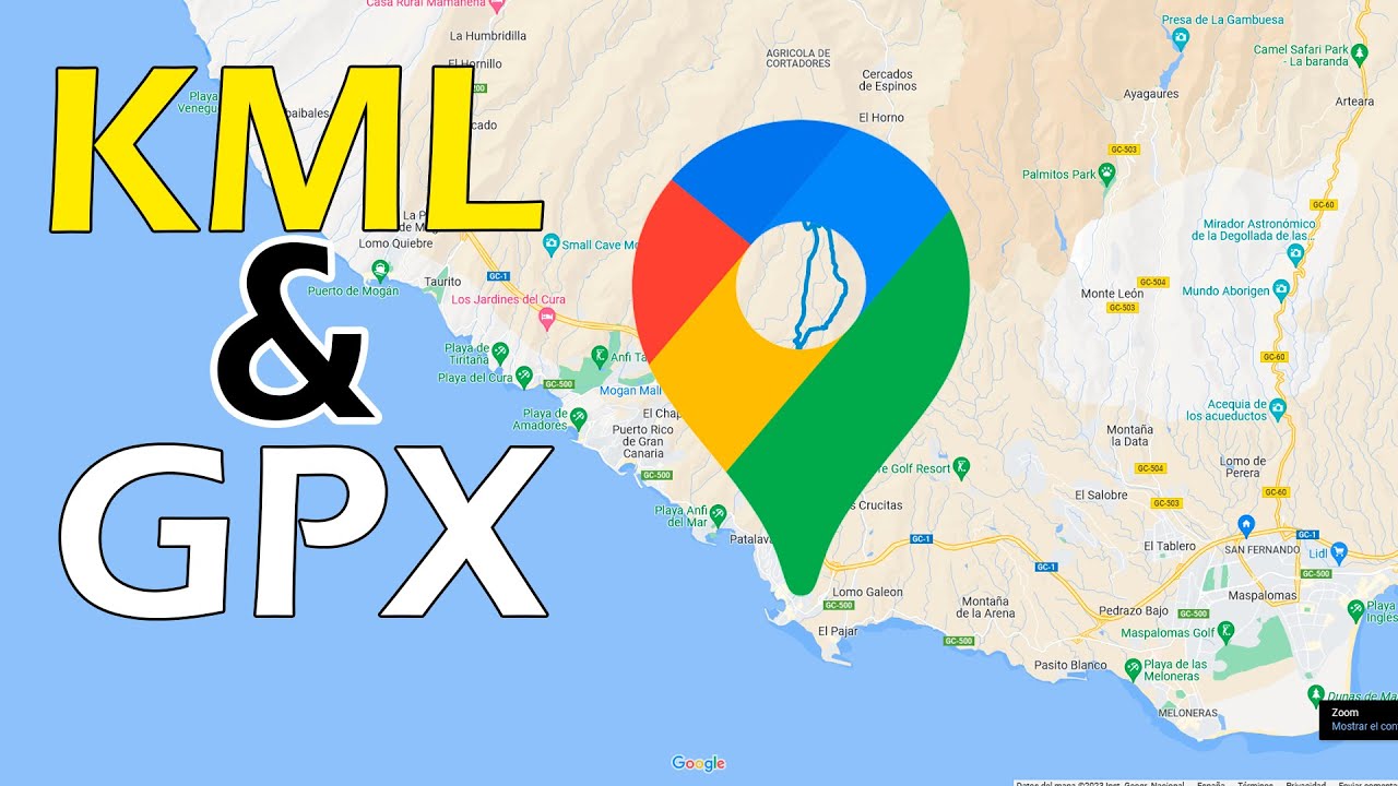 Importar tracks GXP y KML en Google Maps en 2023