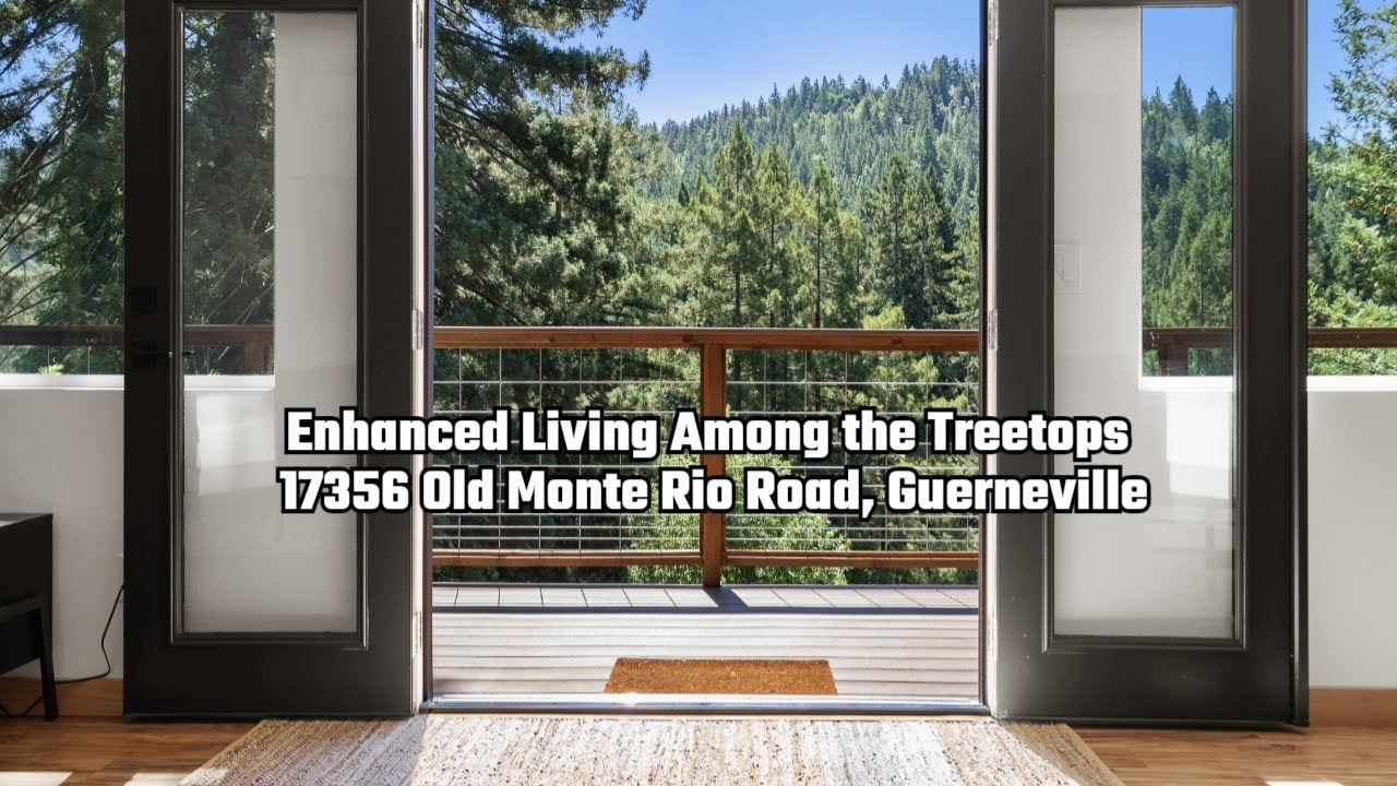Thrilling Treetop Escape: Luxurious Upgrades & Modern Amenities Await at 17356 Old Monte Rio Rd