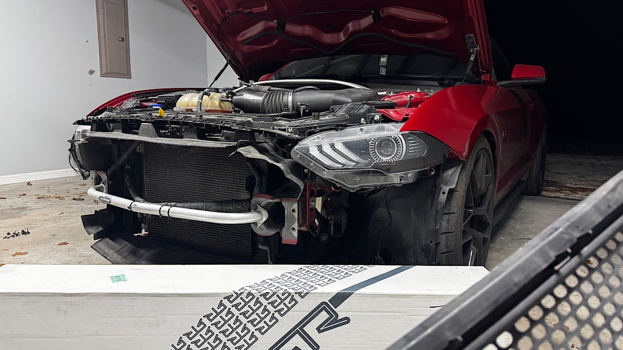 How to repair a bumper on a Mustang (RTR Bumper) I hit an Otter