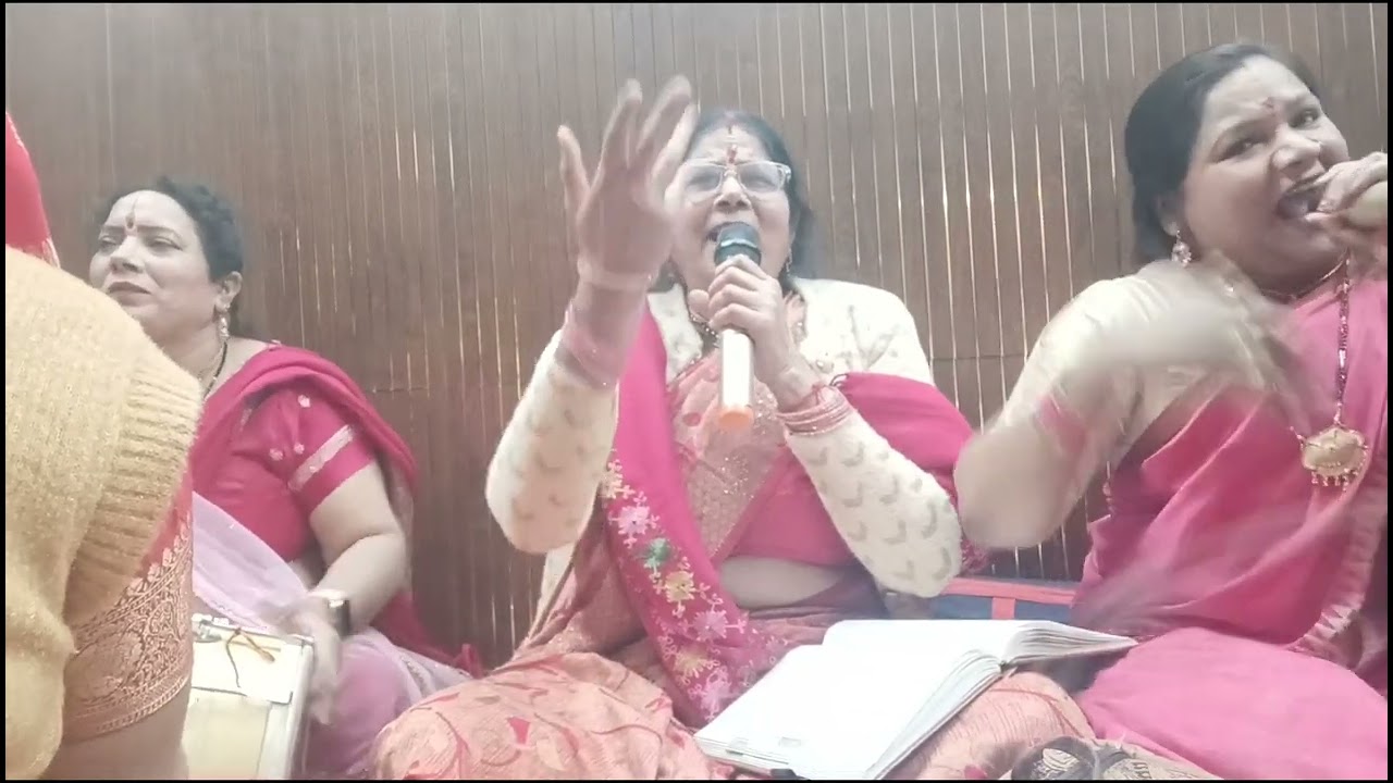 कीर्तन में गया बहुत सुंदर सत्संगी भजन 🌹😆 सब ने मिलकर आनंद उठाया