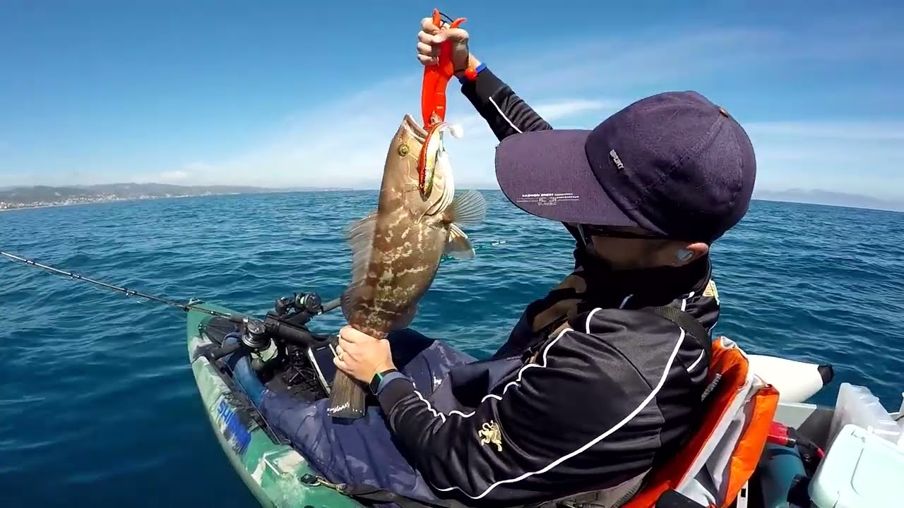 Kayak Fishing : Cernia a Slow Pitch