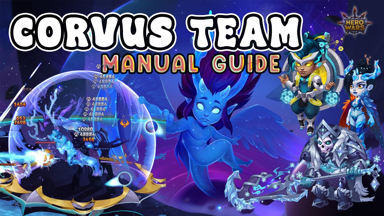 How to play Corvus manual against Osh 160 #herowars