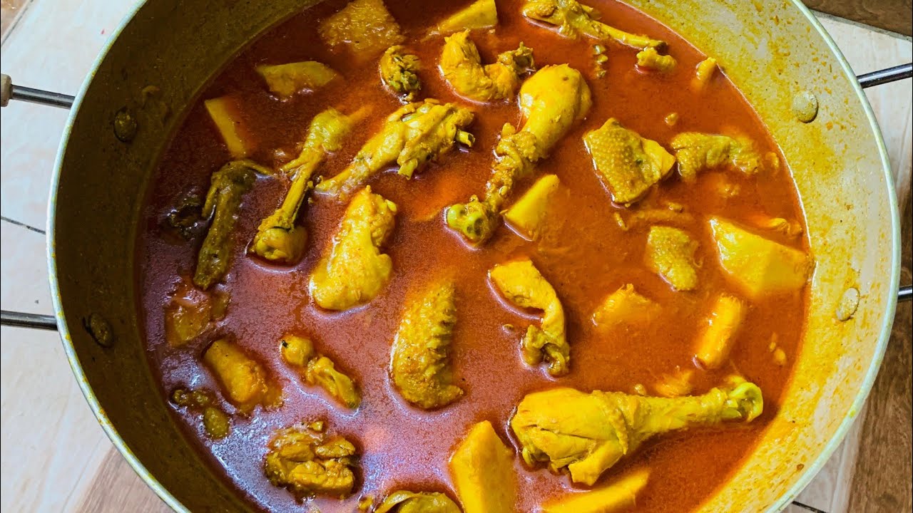 কচু দিয়ে সোনালি মুরগি  রান্না এভাবে একবার করে দেখুন | Kochur Sathe Murgi Ranna