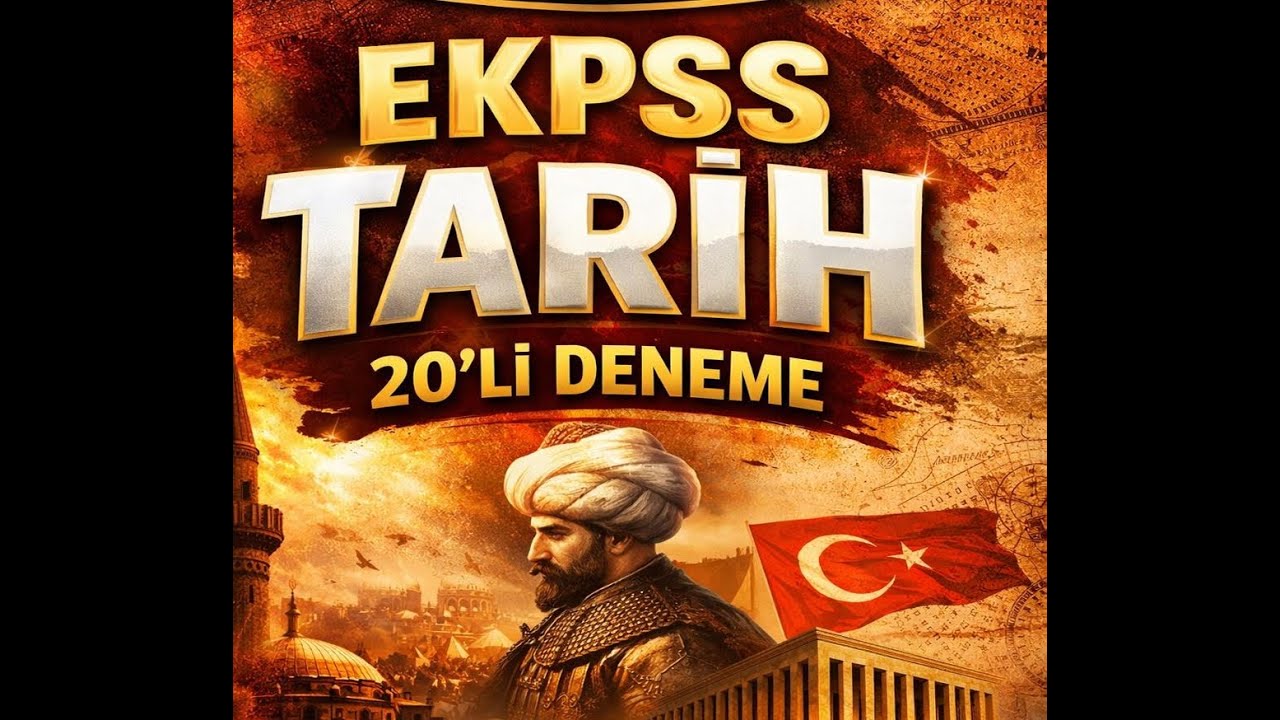 (1) EKPSS Tarih 1.Deneme Çözümü | Sınavda Çıkan Mantık Birebir! #ekpss  #ekpsstarih  #ekpssdeneme