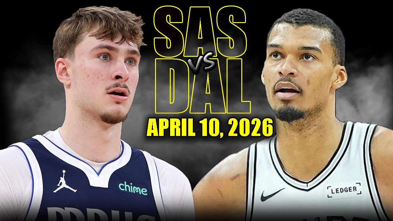 San Antonio Spurs vs Dallas Mavericks Full Game Highlights &ndash; April 10, 2026 | NBA Season
