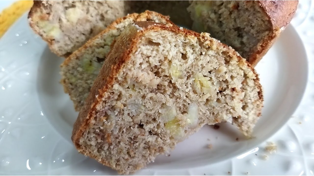 BOLO DE BANANA COM FARINHA DE AVEIA NA AIRFRYER - FÁCIL E PRÁTICO