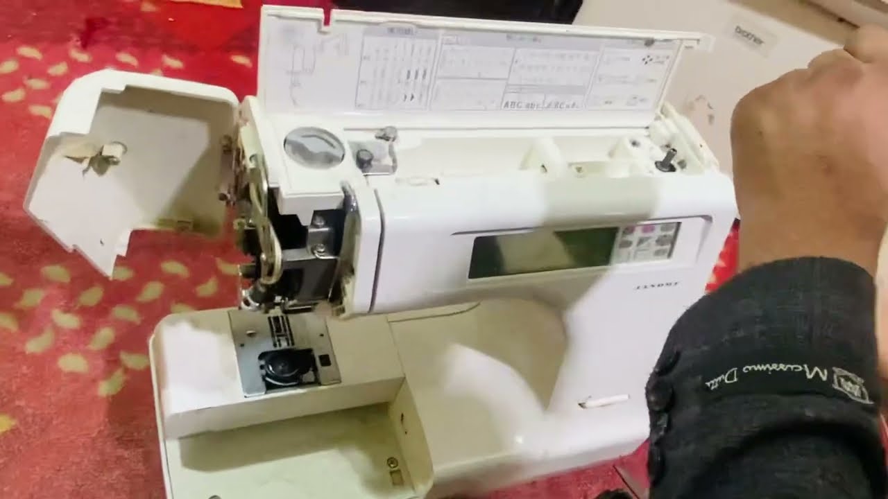 How to Janome secio embroidery machine 8500.8600.8700 thread problem solve