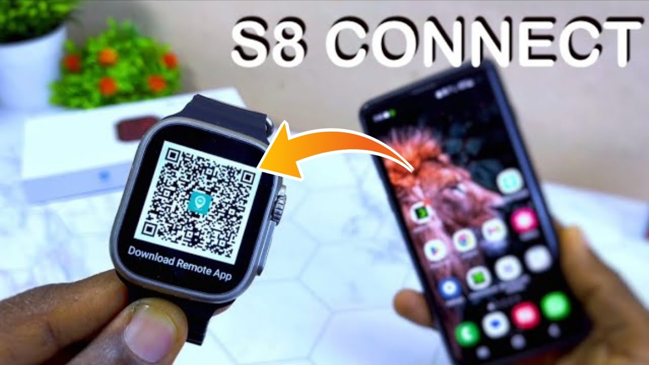 Как подключить часы S8 Ultra к телефону Android || Умные часы S8 Ultra 4G 🔥
