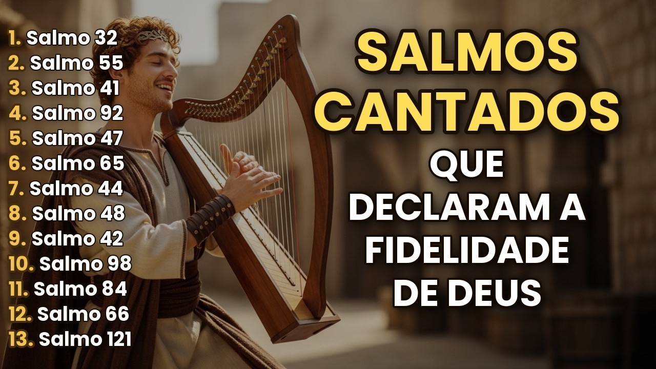 SALMOS CANTADOS PARA CONFIAR NO SENHOR | Louvores Bíblicos Antigos