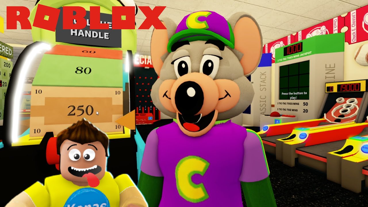 CHUCK E CHEESE ADVENTURE IN ROBLOX! 🎮 | Fun Roblox Tycoon Gameplay with Konas2002
