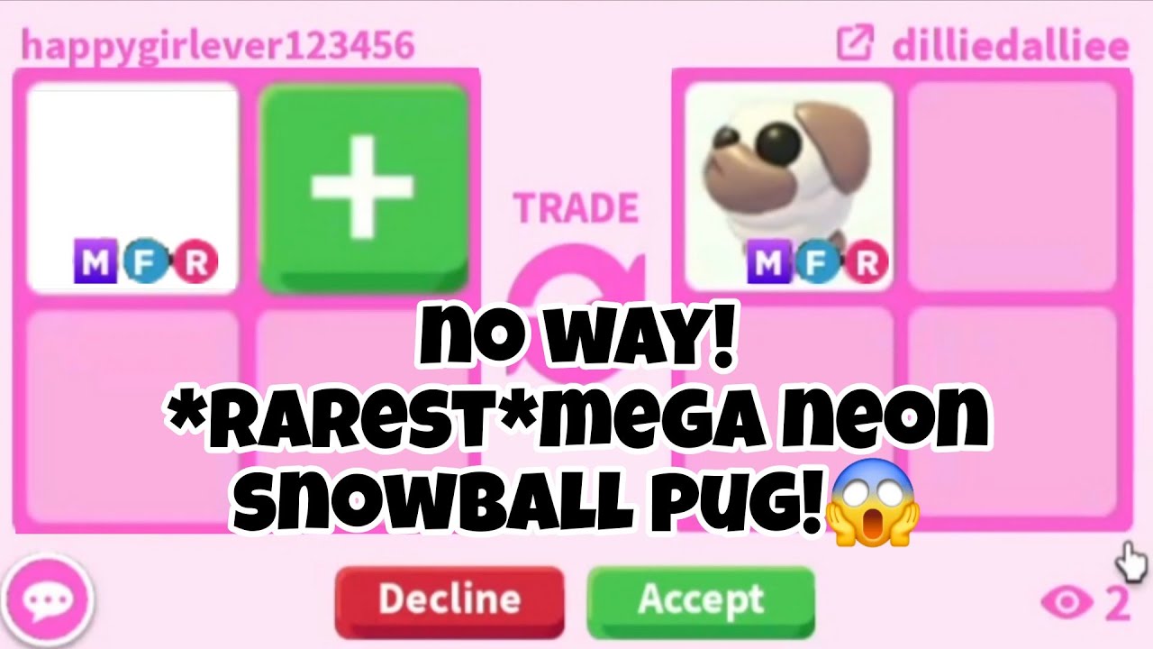 😱😭Nooo! I Could've GOT *NEW* CUTEST MEGA NEON *SNOWBALL PUG* In Adopt Me + INSANE WIN TRADES...😱🔥