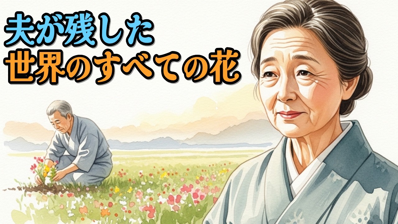 【日本昔話】世界のすべての花｜花に残された約束の物語・眠る前に聞く静かな朗読・民話・説話