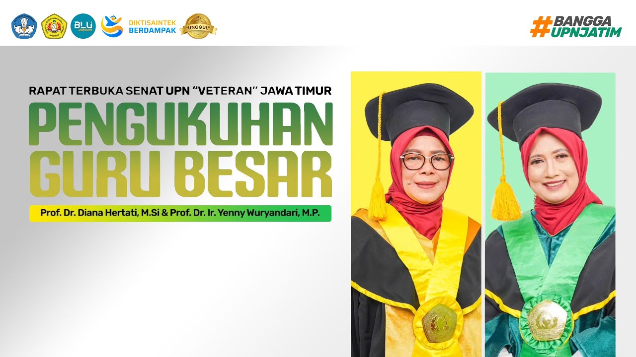 PENGUKUHAN GURU BESAR UNIVERSITAS PEMBANGUNAN NASIONAL 