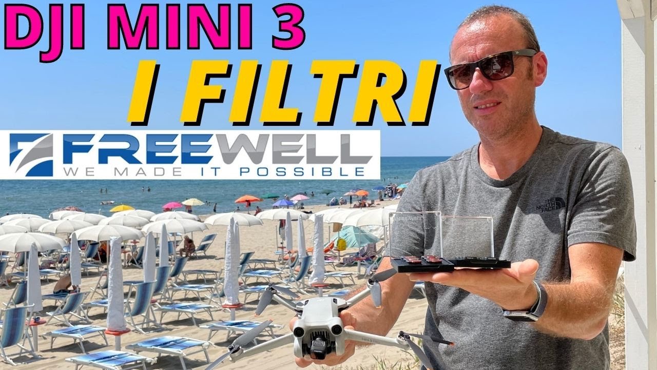 DJI MINI 3 FILTRI FREEWELL KIT ND E POLARIZZATI COME USARLI TUTORIAL...
