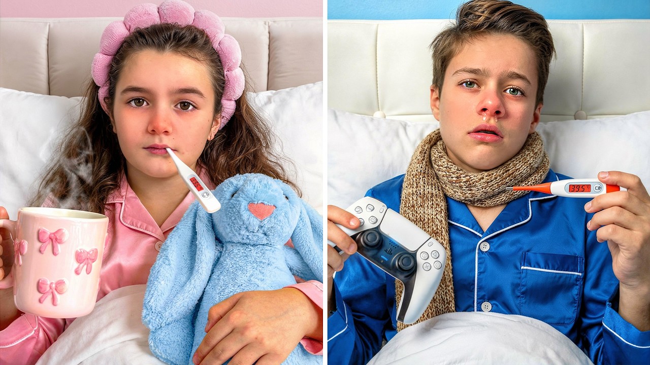 Routine du MATIN quand je suis MALADE