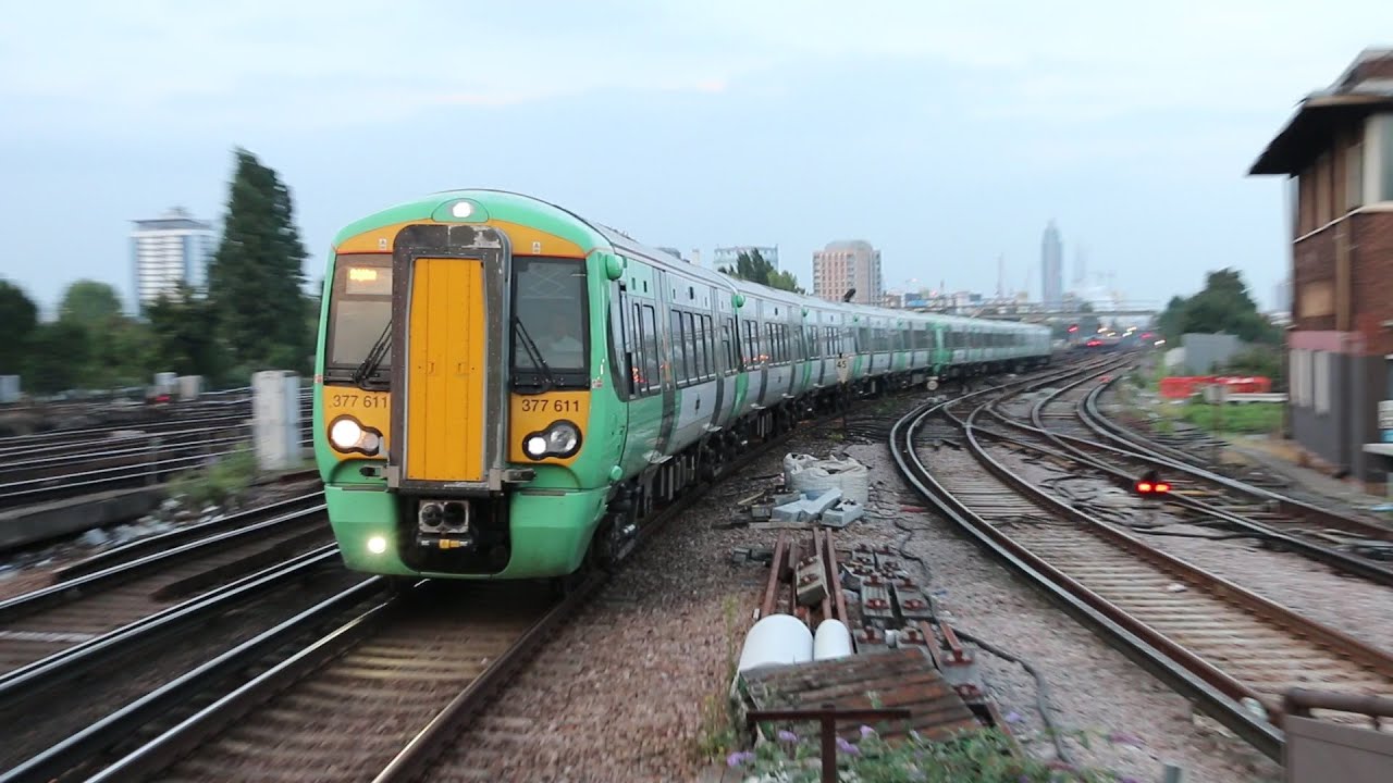 South West Trains and Southern Action at Clapham Junction (UK)