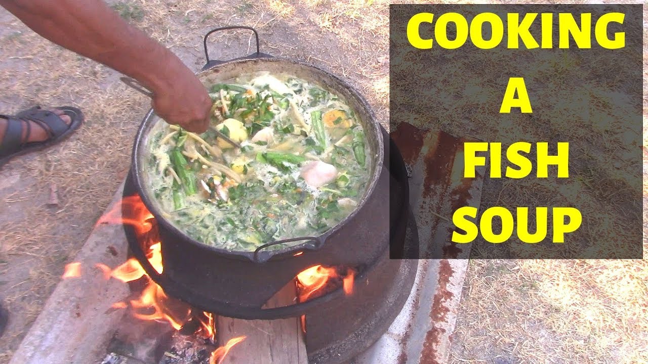 Cooking a Fish Braff ( Soup ) in Guyana  [ HD ]