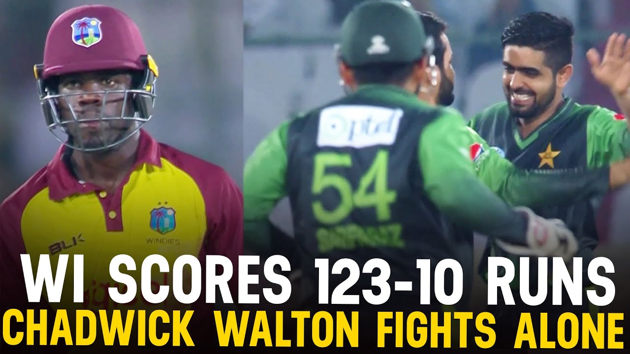 Chadwick Walton Fights Alone | West Indies Scores 123-10 Runs in 2nd T20I 2018 | PCB | MR1K