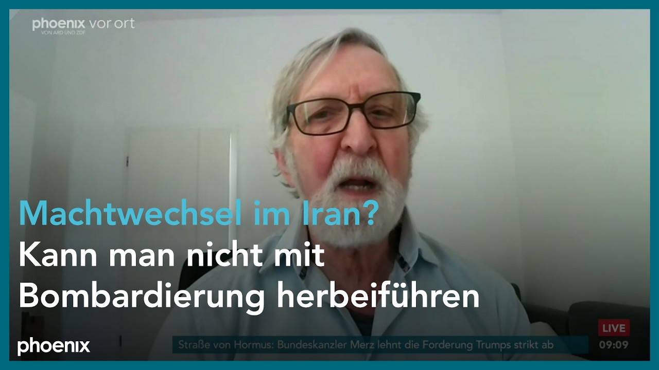 phoenix tagesgespräch mit Shimon Stein zu einem möglichen Machtwechsel im Iran am 17.03.26