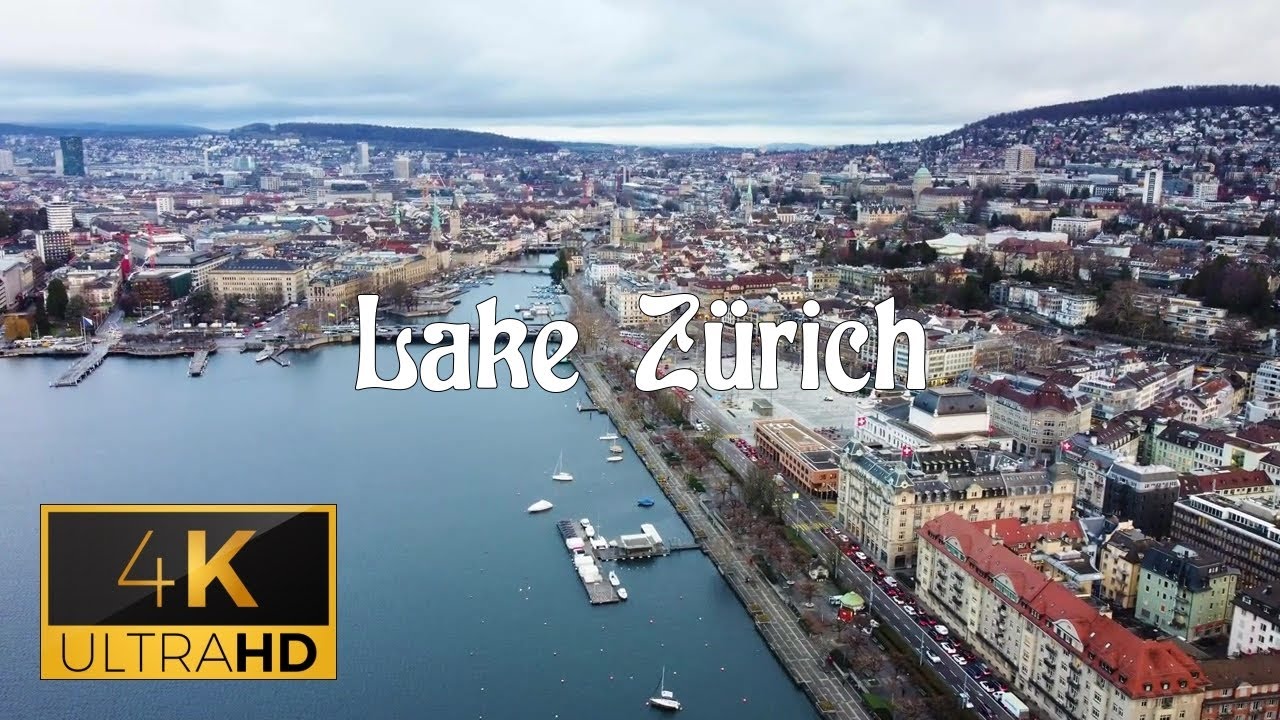 Aerial Drone Tour of lake Zurich | Amazing Views From Above
