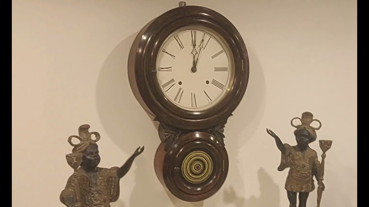 #164 Restauración de Reloj de péndulo para pared E. N. Welch (circa 1872)