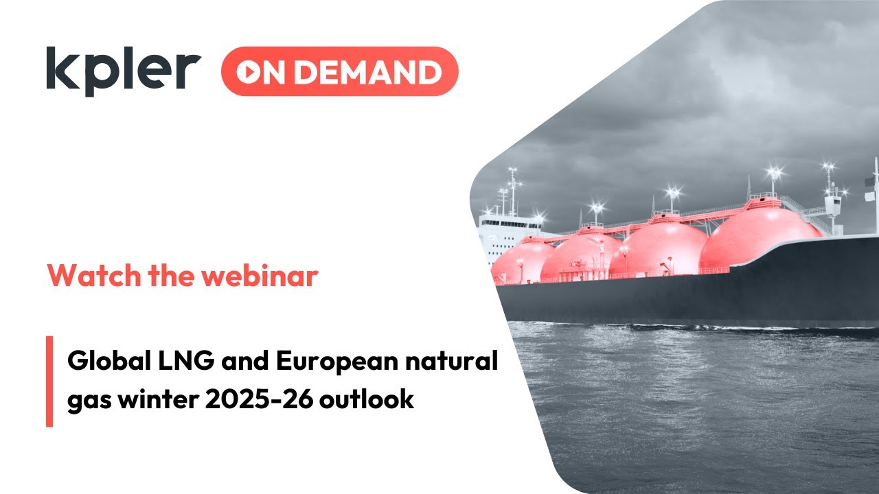Global LNG and European natural gas winter 2025 26 outlook | Oct 25