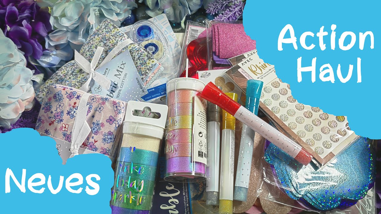 👁️‍🗨️Großer Action Haul - mein Einkauf mit neuen Bastel-Produkten🛍️🎨 #review #actionhaul