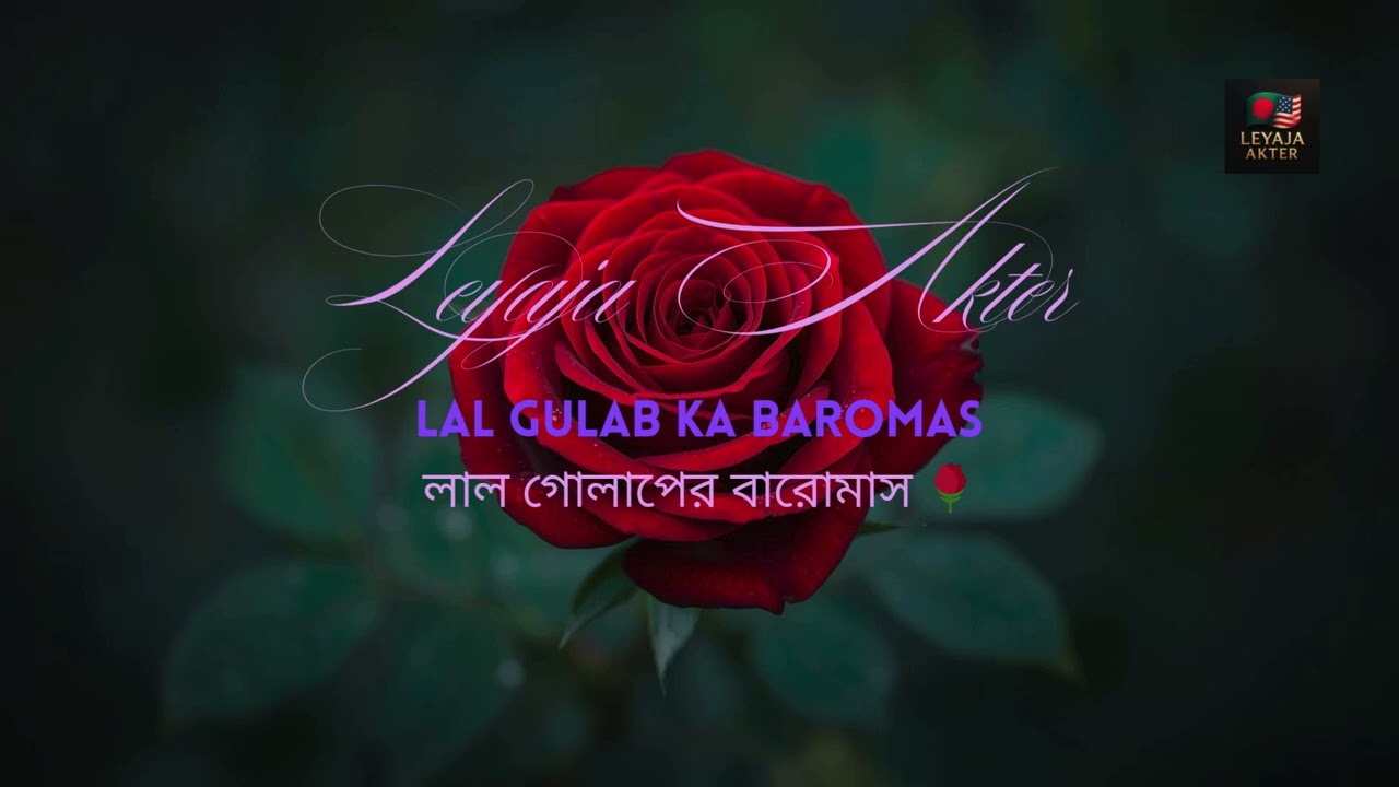 Lal Gulab Ka Baromas | Hindi Romantic Song 2026 | Princess Leyaja Akter 🌹