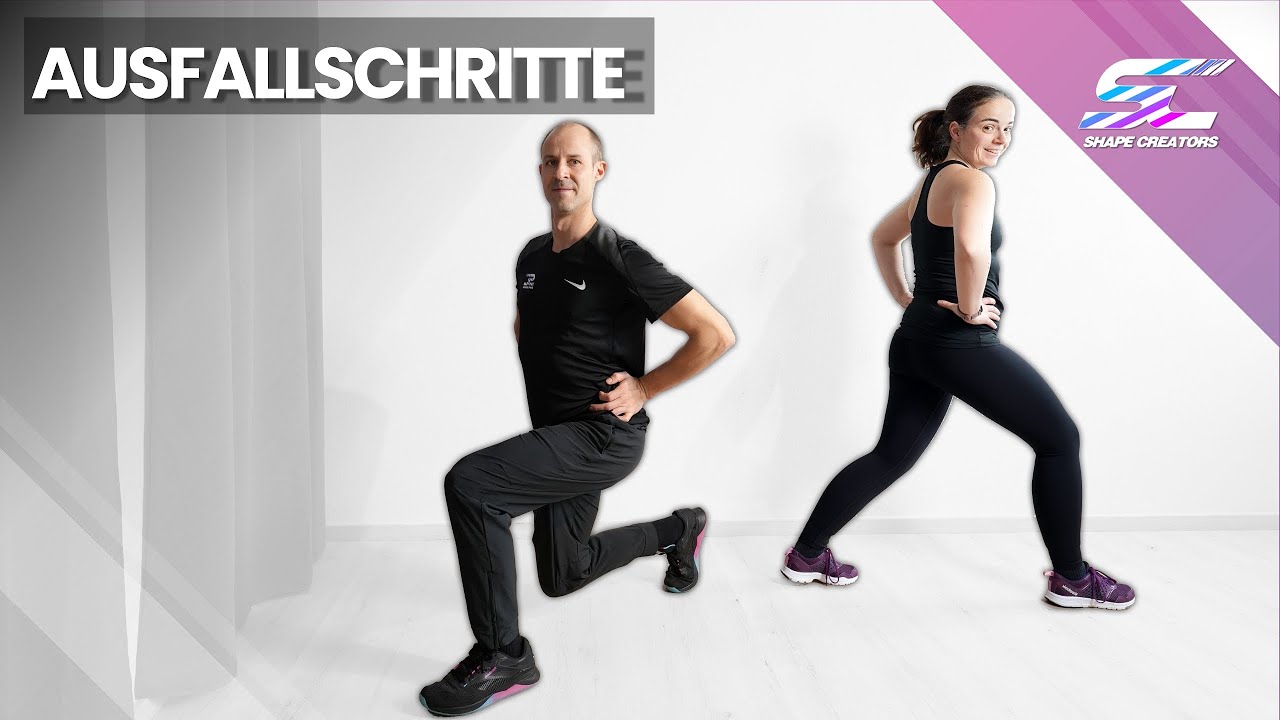 Ausfallschritte richtig lernen – 10 Min Technik Workout für Anfänger zuhause