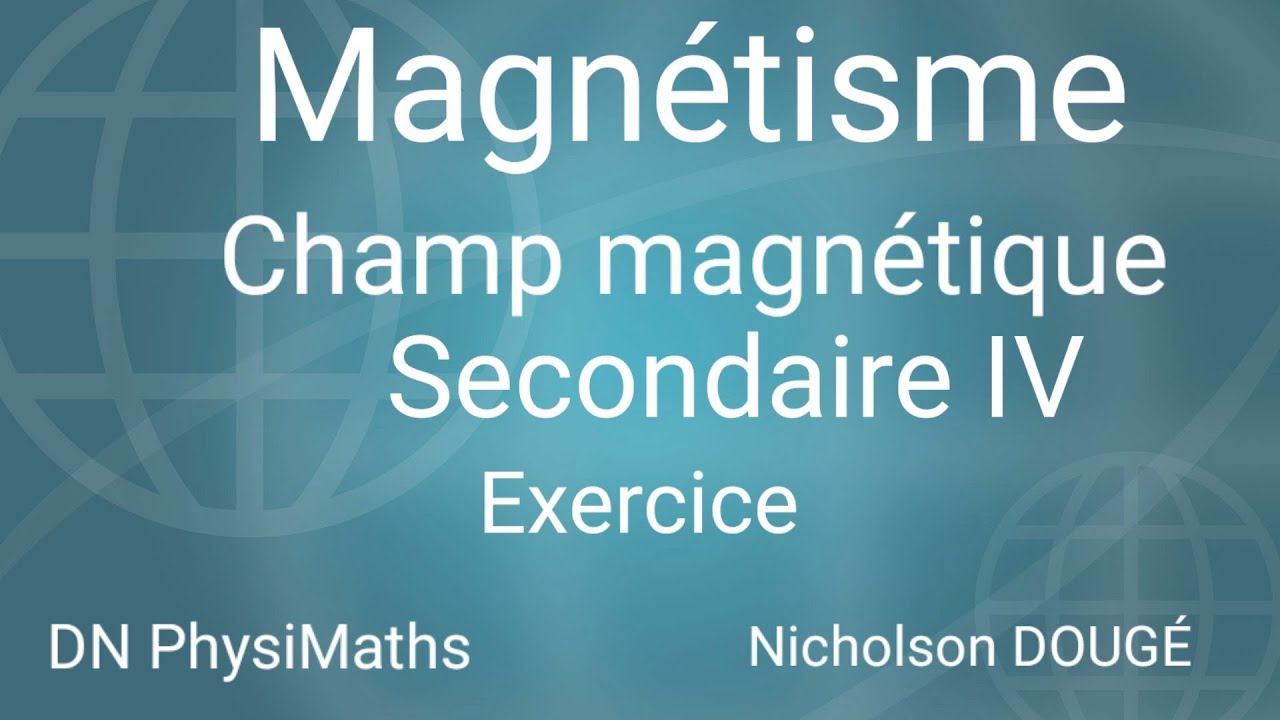 Champ magnétique - Exercice | DN PhysiMaths