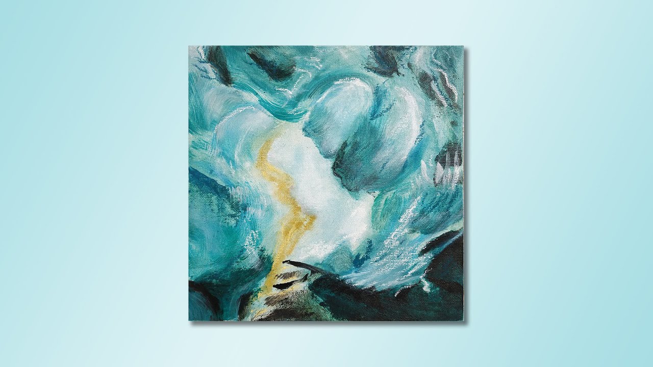 Abstract Painting/ Acrylic Painting/ Daily Challenge #196