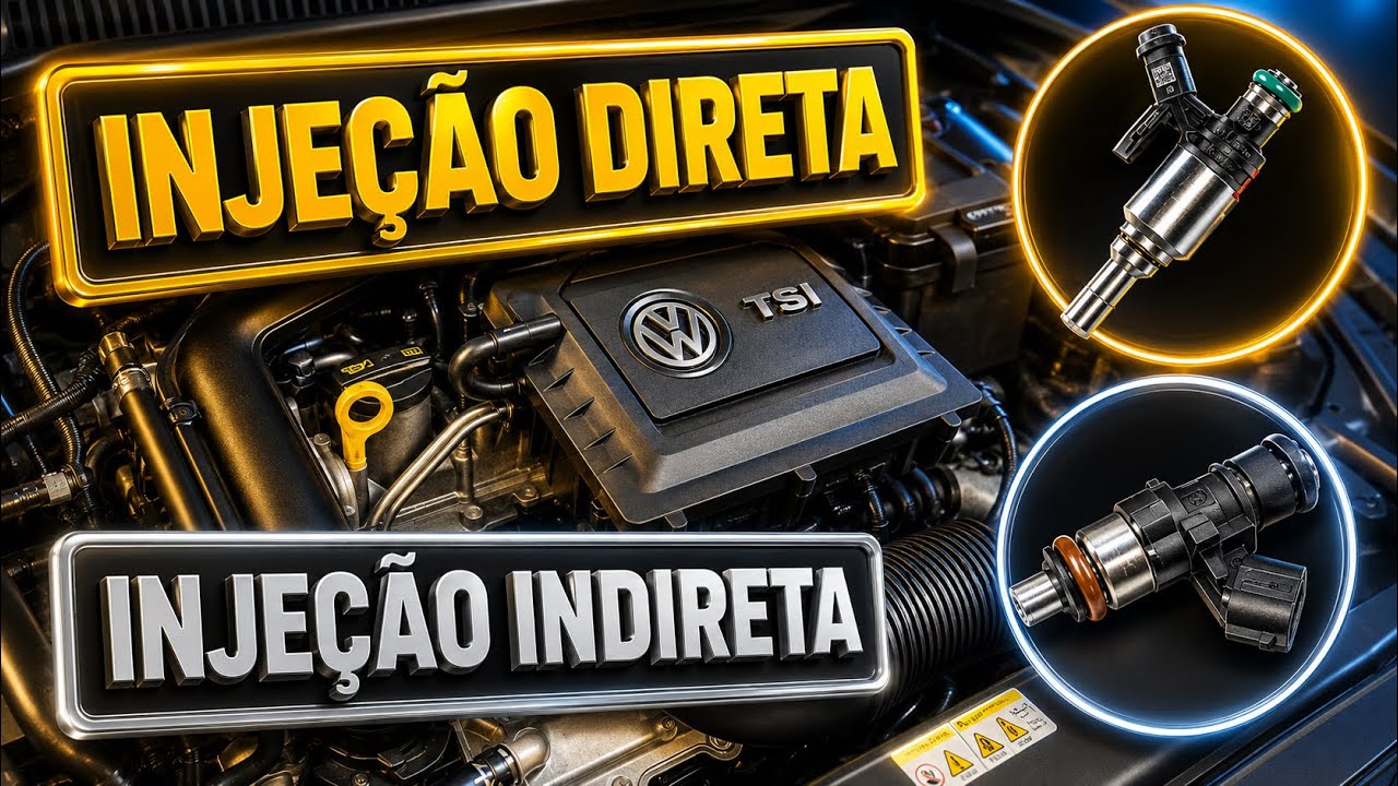 INJE&Ccedil;&Atilde;O DIRETA x INJE&Ccedil;&Atilde;O INDIRETA VANTAGENS E DESVANTAGENS