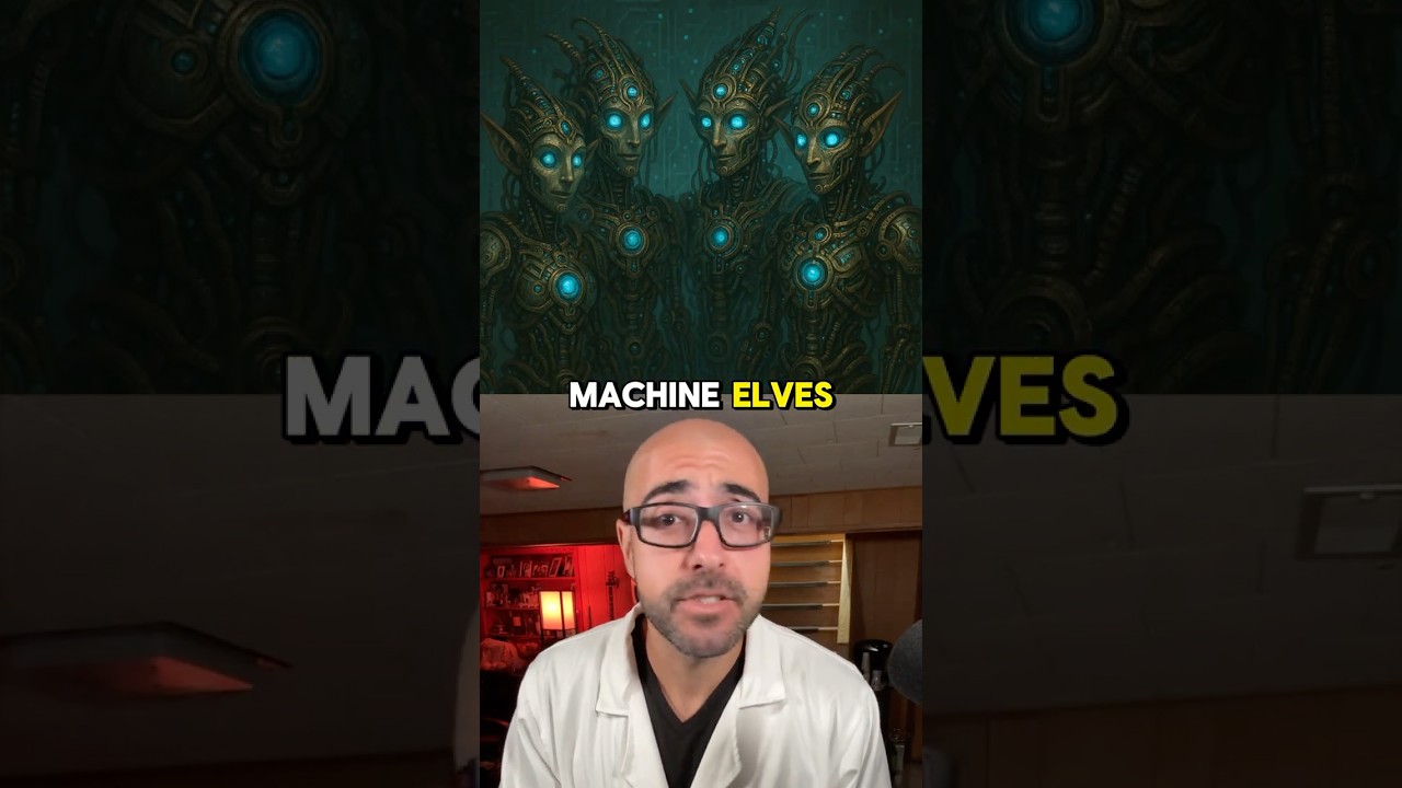 I Saw an Elf & Laser Code Glitch (Machine Elves Theory)