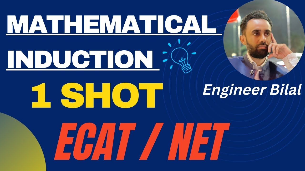 Mathematical Induction and Binomial Theorem 1 Shot l ECAT Math Preparation ll NUST NET Math Lectures