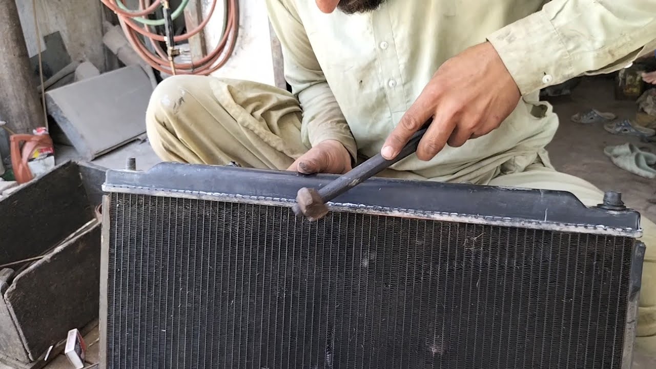 DIY Radiator Repair: How to Fix a Leaking Car Radiator | Amazing Skills 786