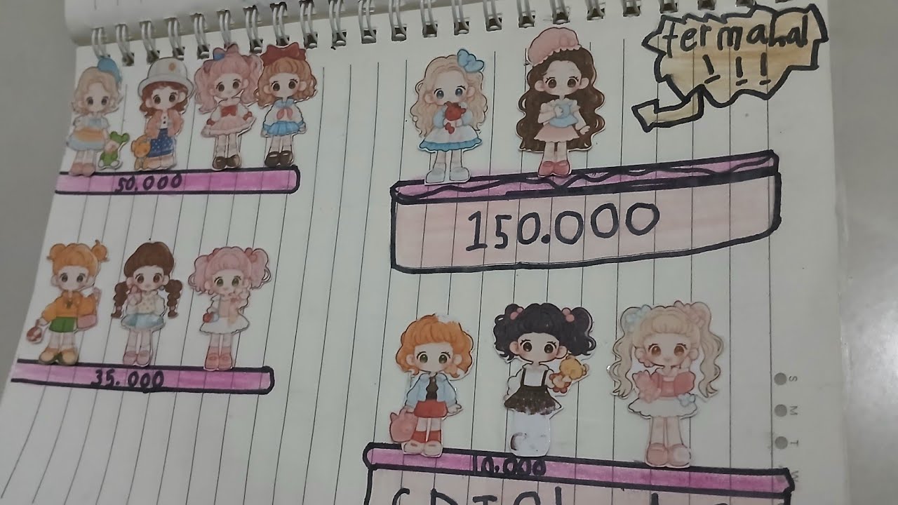 bikin paperdoll toko Boneka !! sesuai riquestan 🤗 #paperdoll 