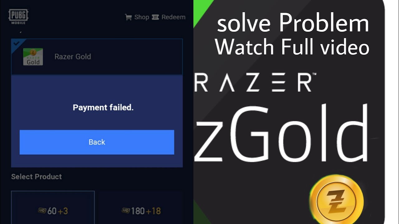 how to buy Razer gold - razer gold kaise le pubg uc buy razer gold payment failed problem solve